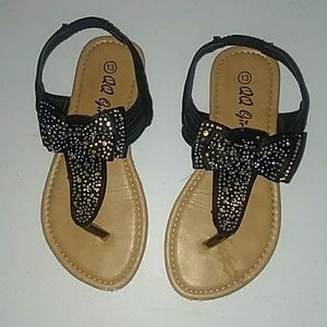 Adorable black sandals